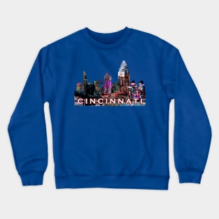 Cincinnati in graffiti Crewneck Sweatshirt